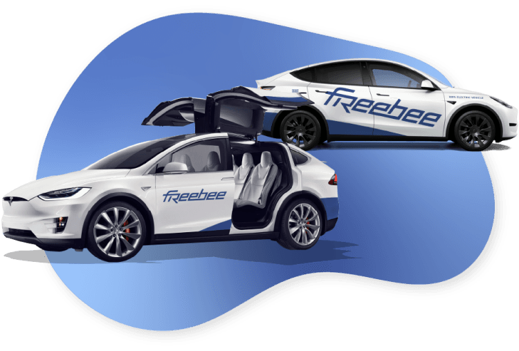 Two Freebee Teslas